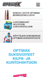 Mobile Screenshot of optiwax.fi