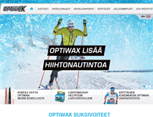 Tablet Screenshot of optiwax.fi